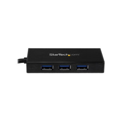 3 Port Portable USB 3.0 Hub with Gigabit Ethernet Adapter NIC -  Aluminum w/ Cable