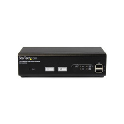 2 Port USB VGA KVM Switch with DDM Fast Switching Technology and Cables