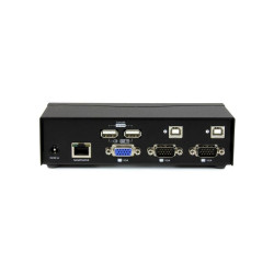 2 Port USB VGA KVM Switch with DDM Fast Switching Technology and Cables