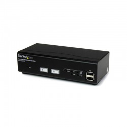 2 Port USB VGA KVM Switch with DDM Fast Switching Technology and Cables