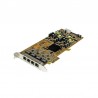 4 Port Gigabit Power over Ethernet PCIe Network Card - PSE / PoE PCI Express NIC