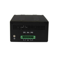 6 Port Unmanaged Industrial Gigabit Ethernet Switch with 4 PoE+ Ports - DIN Rail / Wall-Mountable