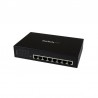 8 Port Unmanaged Industrial Gigabit Power over Ethernet Switch - 802.3af/at PoE+ Switch - Wall Mountable