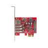 3-port PCI Express USB 3.0 card + Gigabit Ethernet