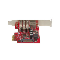 3-port PCI Express USB 3.0 card + Gigabit Ethernet