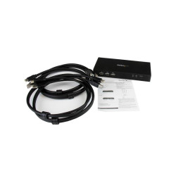 StarTech.com 2-port Mini DisplayPort KVM switch - USB 2.0 - 4K at 60Hz