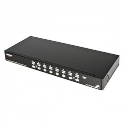 StarTech.com  16 Port 1U Rack Mount USB PS/2 KVM Switch with OSD