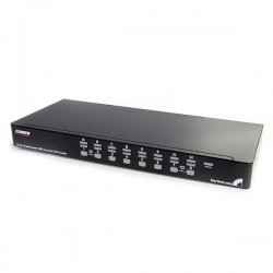 StarTech.com 16 Port 1U Rack Mount USB KVM Switch with OSD