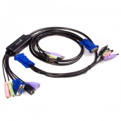 StarTech.com  2 Port USB VGA Cable KVM Switch