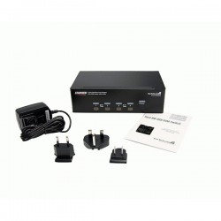 StarTech.com  4 Port Dual DVI USB KVM Switch with Audio &amp;amp; USB 2.0 Hub