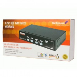 StarTech.com  4 Port StarView USB KVM Switch With Audio