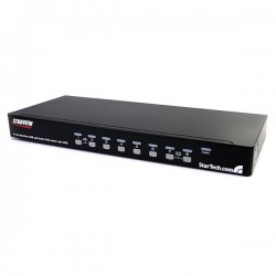 StarTech.com 8 Port Rack Mount USB VGA KVM Switch w/ Audio