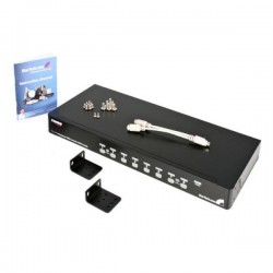 StarTech.com  8 Port 1U Rack Mount USB PS/2 KVM Switch with OSD