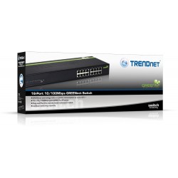 Trendnet TE100-S16g 16-Port 10/100Mbps GREENnet Switch