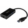 StarTech.com USB 3.0 to Gigabit Network Adapter with Built-In 2-Port USB Hub | StarTech.com Network Cards & Adapters
