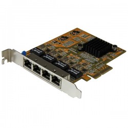 StarTech.com 4-Port PCIe Gigabit Network Adapter Card | StarTech.com Network Cards & Adapters