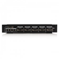 StarTech.com 4 Port VGA Video Audio Switch with RS232 control - Video/audio splitter - 4 ports