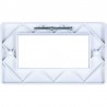 Singlegang Office Style Euro Faceplate