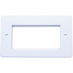 Singlegang Office Style Euro Faceplate