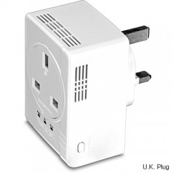 Trendnet TPL-407E2K Powerline 500 AV Nano Adapter Kit with Built-In Outlet