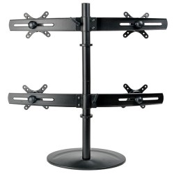 Tripp Lite Quad Monitor Mount Stand for 10" to 26" Flat-Screen Displays | Tripp Lite Flat Panel Desk Mounts
