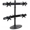 Tripp Lite Quad Monitor Mount Stand for 10" to 26" Flat-Screen Displays | Tripp Lite Flat Panel Desk Mounts