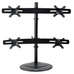 Tripp Lite Quad Monitor Mount Stand for 10" to 26" Flat-Screen Displays | Tripp Lite Flat Panel Desk Mounts