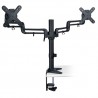 Tripp Lite Dual Full Motion Flex Arm Desk Clamp for 13" to 27" Monitors | Tripp Lite Flat Panel Desk Mounts