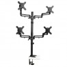 Tripp Lite Quad Full Motion Flex Arm Desk Clamp for 13" to 27" Monitors | Tripp Lite Flat Panel Desk Mounts