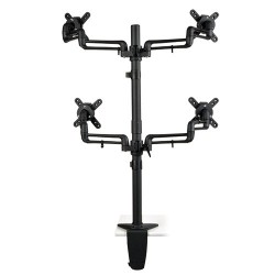 Tripp Lite Quad Full Motion Flex Arm Desk Clamp for 13" to 27" Monitors | Tripp Lite Flat Panel Desk Mounts