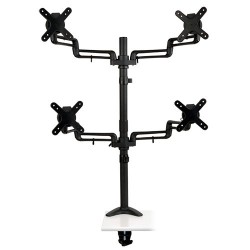 Tripp Lite Quad Full Motion Flex Arm Desk Clamp for 13" to 27" Monitors | Tripp Lite Flat Panel Desk Mounts