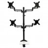 Tripp Lite Quad Full Motion Flex Arm Desk Clamp for 13" to 27" Monitors | Tripp Lite Flat Panel Desk Mounts