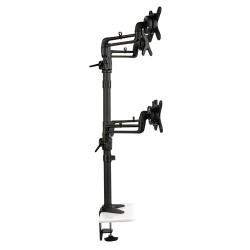 Tripp Lite Quad Full Motion Flex Arm Desk Clamp for 13" to 27" Monitors | Tripp Lite Flat Panel Desk Mounts
