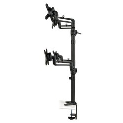 Tripp Lite Quad Full Motion Flex Arm Desk Clamp for 13" to 27" Monitors | Tripp Lite Flat Panel Desk Mounts