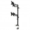 Tripp Lite Quad Full Motion Flex Arm Desk Clamp for 13" to 27" Monitors | Tripp Lite Flat Panel Desk Mounts