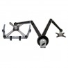 Tripp Lite Full Motion Dual Desk Clamp for 13" to 27" Monitors and Laptops Up to 15" | Tripp Lite Flat Panel Desk Mounts