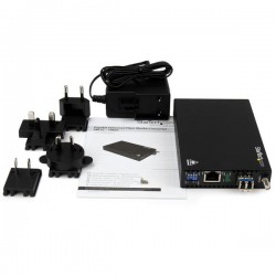 StarTech.com Gigabit Ethernet Copper-to-Fiber Media Converter - SM LC - 10 km | StarTech.com Media Converters