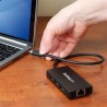 StarTech.com 3-Port USB 3.0 Hub plus Gigabit Ethernet - USB-C - Includes Power Adapter | StarTech.com Network Cards & Adapters