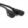 StarTech.com 10 ft Computer Power Cord Splitter IEC320 C14 to 2x IEC320 C13