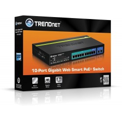 Trendnet TPE-1020WS 10-Port Gigabit Web Smart PoE+ Switch