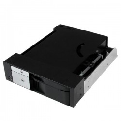 StarTech.com Dual Bay 5.25" Trayless Hot Swap Mobile Rack Backplane for 2.5" and 3.5" SATA/SAS HDD or SSD with Fan | StarTech.co
