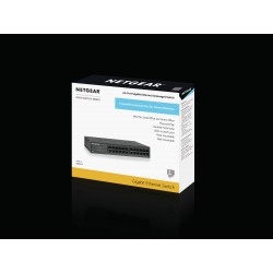 NETGEAR GS324 Unmanaged Gigabit Ethernet (10/100/1000) 1U Black