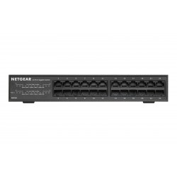 NETGEAR GS324 Unmanaged Gigabit Ethernet (10/100/1000) 1U Black
