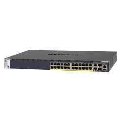 NETGEAR M4300-28G-PoE+(1000W)/US/EMEA Managed Gigabit Ethernet (10/100/1000) Power over Ethernet (PoE) 1U Black