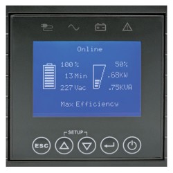 Tripp Lite SmartOnline 1.5kVA 1.35kW Double-Conversion UPS, 208V / 230V, 2U, Extended Run, LCD, USB, DB9, ENERGY STAR | Tripp Li