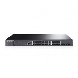 TP-Link T2600G-28MPS network switch Managed L2 Gigabit Ethernet (10/100/1000) Power over Ethernet (PoE) Black