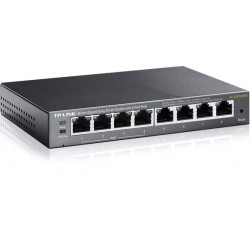 TP-Link TL-SG108PE network switch Managed L2 Gigabit Ethernet (10/100/1000) Power over Ethernet (PoE) Black