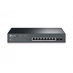 TP-Link T1500G-10MPS network switch Managed L2 Gigabit Ethernet (10/100/1000) Power over Ethernet (PoE) 1U Black
