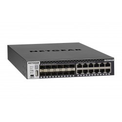 NETGEAR M4300-12X12F Managed L2/L3 10G Ethernet (100/1000/10000) 1U Black