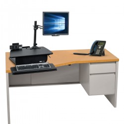 Tripp Lite WorkWise Standing Desktop Workstation | Tripp Lite Flat Panel Desk Mounts